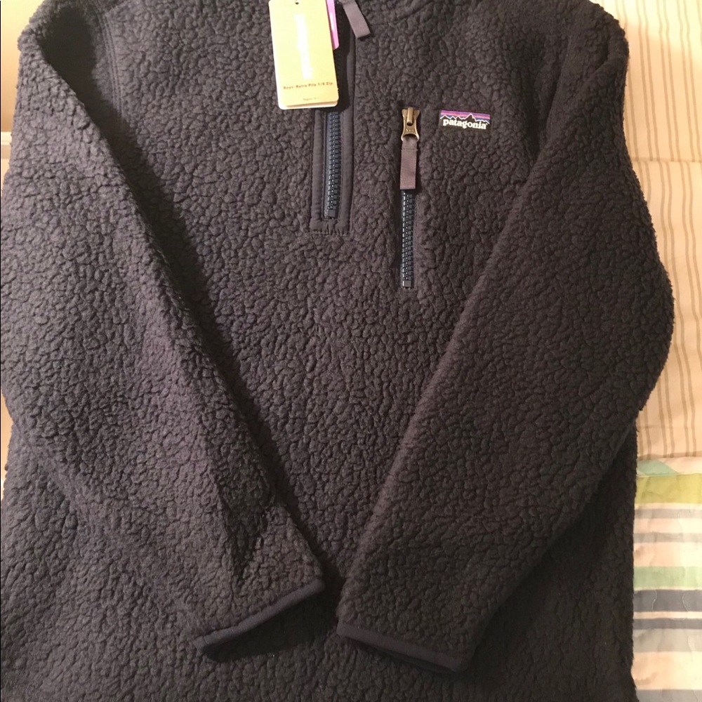 Boy’s retro Pile 1/4 zip  !!!!! SOLD !!!!!